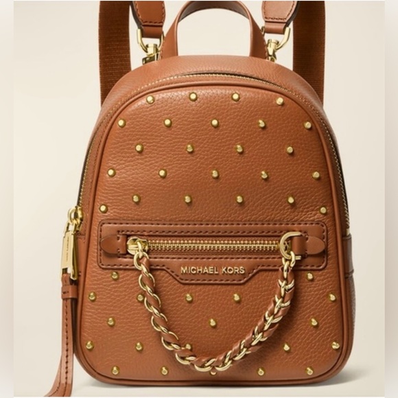 MICHAEL Michael Kors Handbags - Michael Kors Elliot Extra Small Leather Convertible Messenger Backpack NWT!